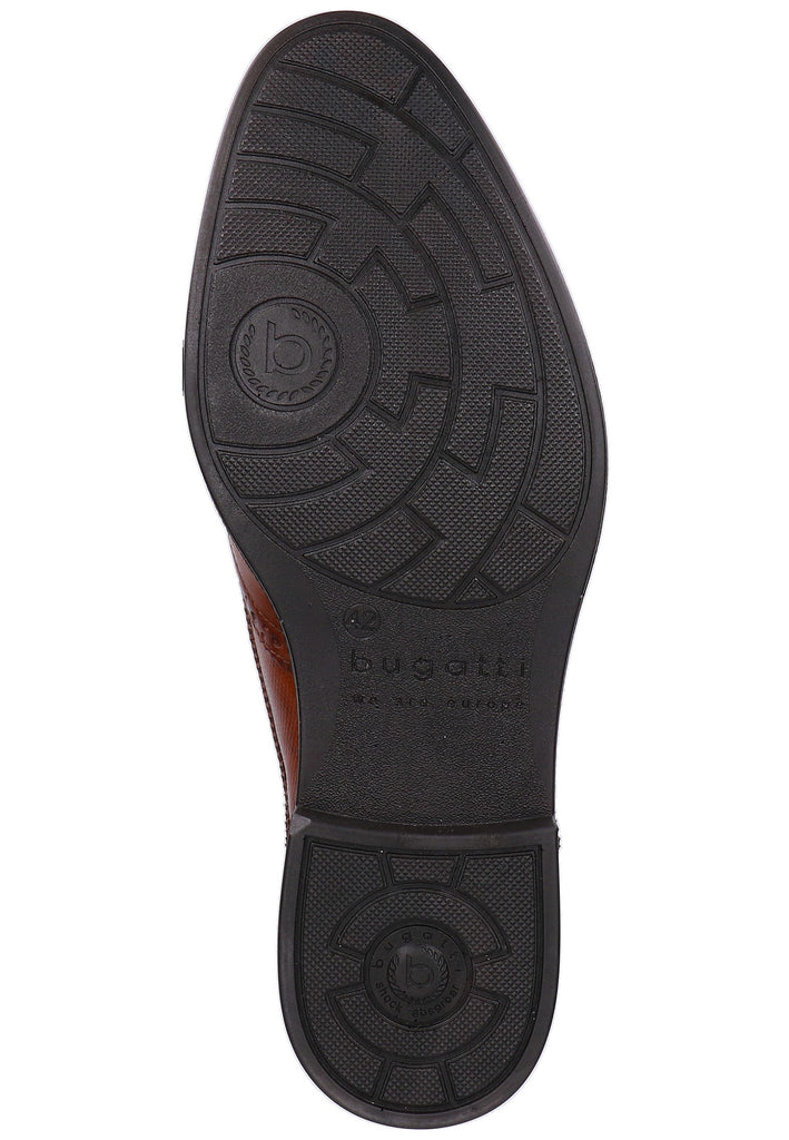 Bugatti Businessschuhe Glattleder Cognac - surf4shoes