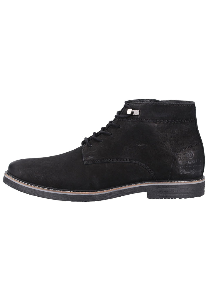 Bugatti Stiefelette Nubukleder Schwarz Warmfutter - surf4shoes