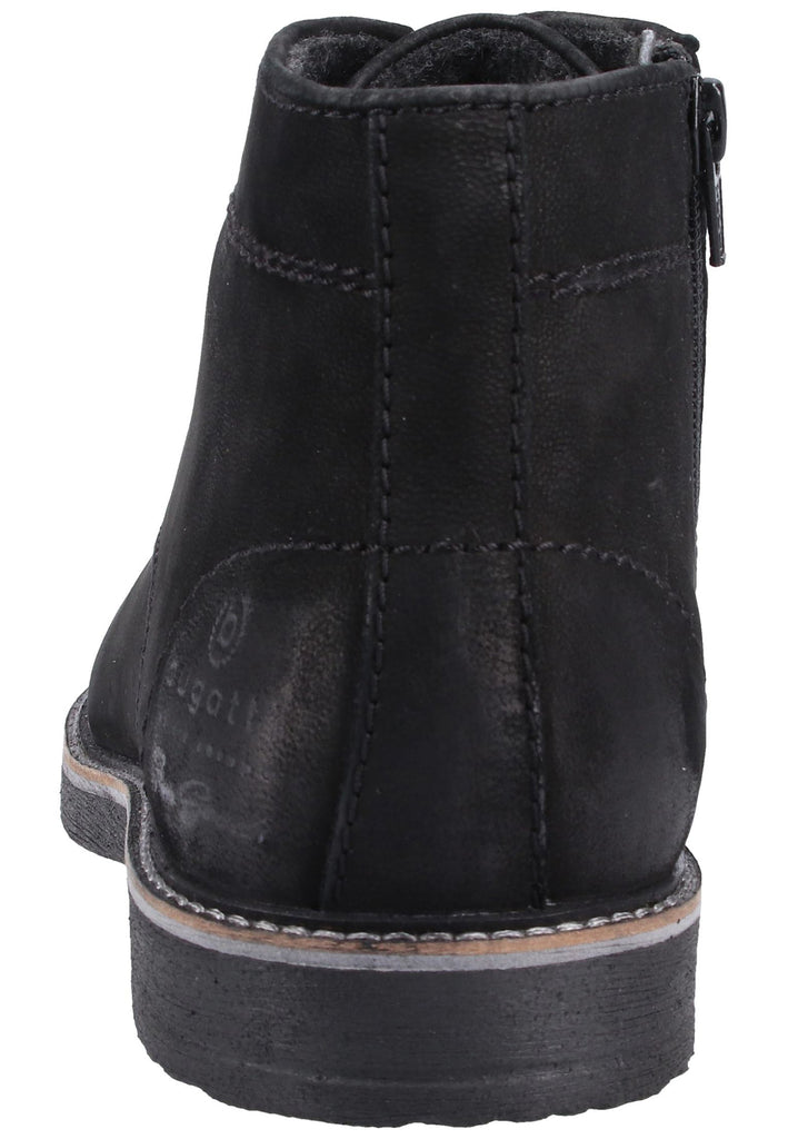 Bugatti Stiefelette Nubukleder Schwarz Warmfutter - surf4shoes