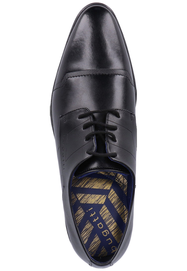 Bugatti Businessschuhe Nappaleder Schwarz - surf4shoes