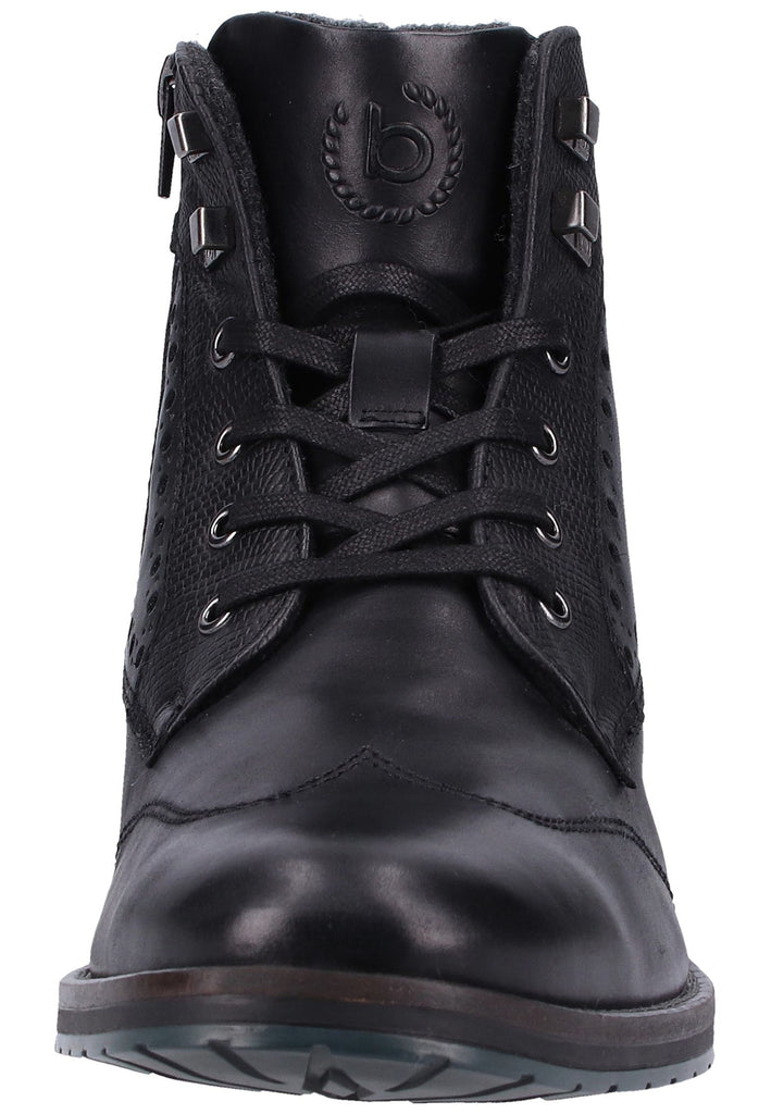 Bugatti Stiefelette Nappaleder Schwarz - surf4shoes