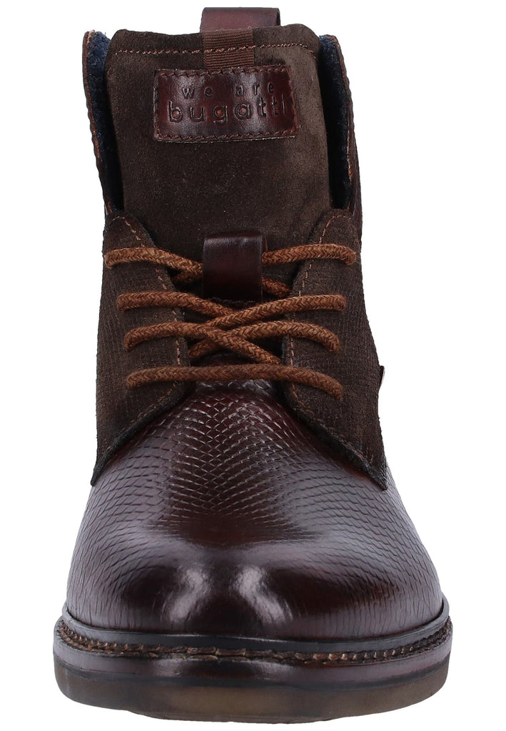Bugatti Stiefelette Leder Dunkelbraun - surf4shoes