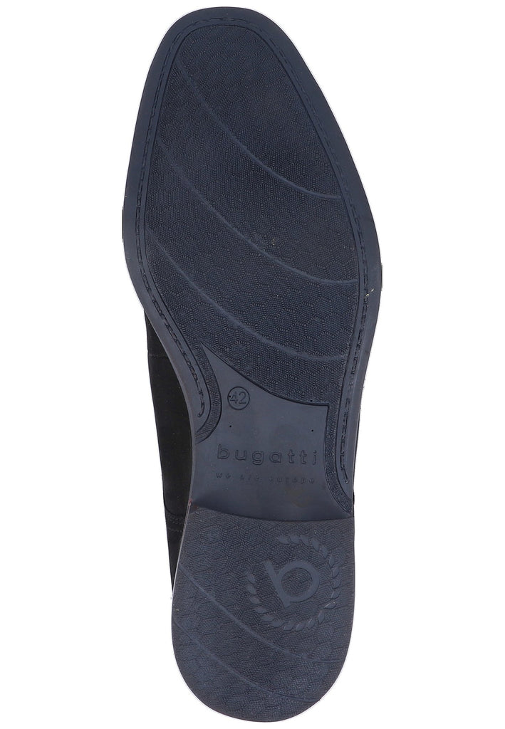 Bugatti Businessschuhe Nubukleder Schwarz - surf4shoes