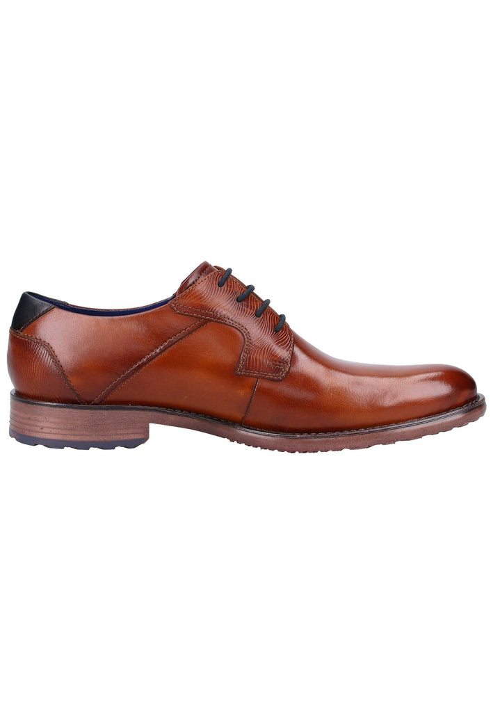 Bugatti Businessschuhe Glattleder Cognac - surf4shoes