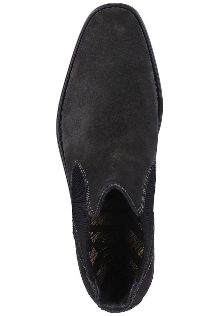 Bugatti Stiefelette Veloursleder/Textil Schwarz - surf4shoes