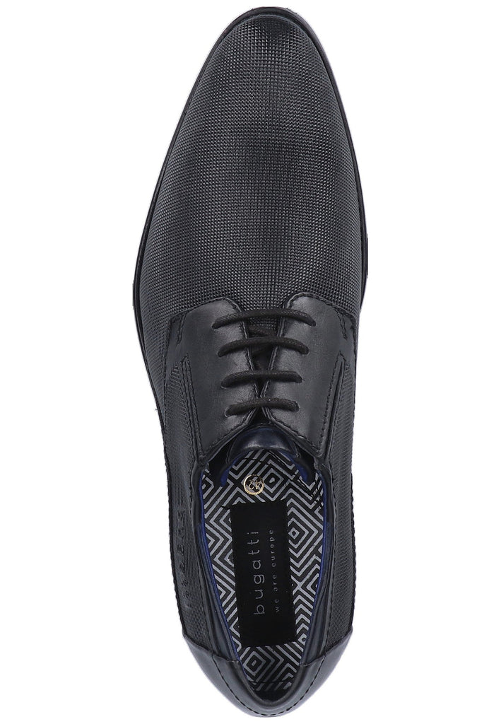 Bugatti Businessschuhe Nappaleder Schwarz - surf4shoes