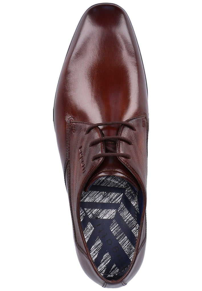 Bugatti Businessschuhe Glattleder Braun - surf4shoes