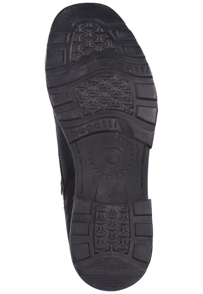 Bugatti Stiefelette Nappaleder Schwarz Warmfutter - surf4shoes