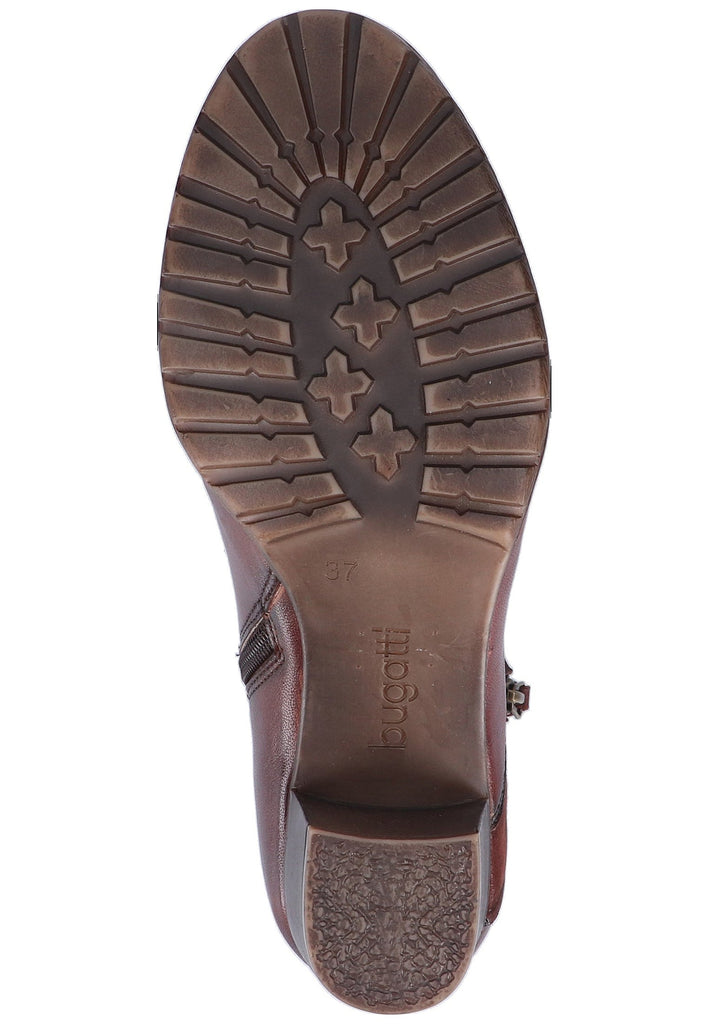 Bugatti Stiefelette Leder Mittelbraun - surf4shoes