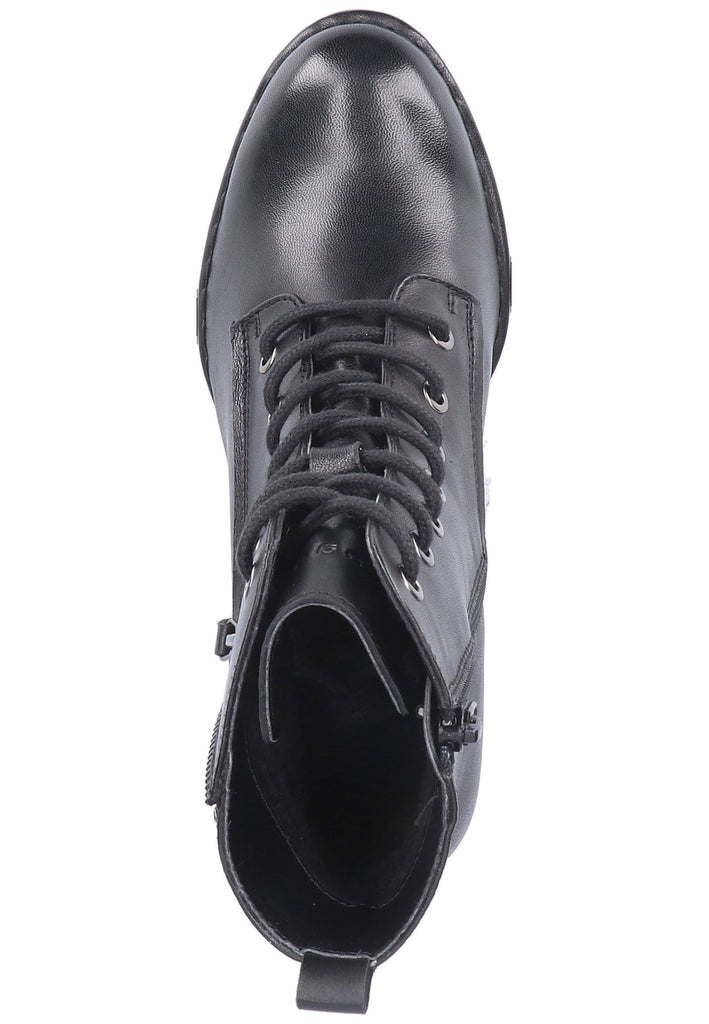 Bugatti Stiefelette Nappaleder Schwarz - surf4shoes