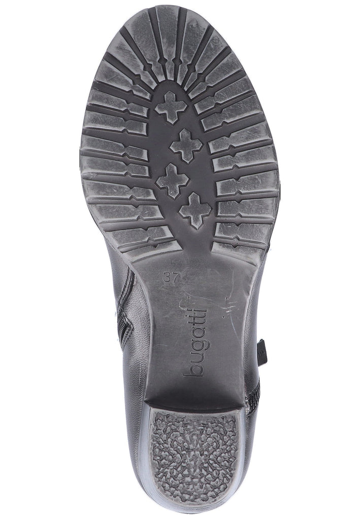 Bugatti Stiefelette Nappaleder Schwarz - surf4shoes