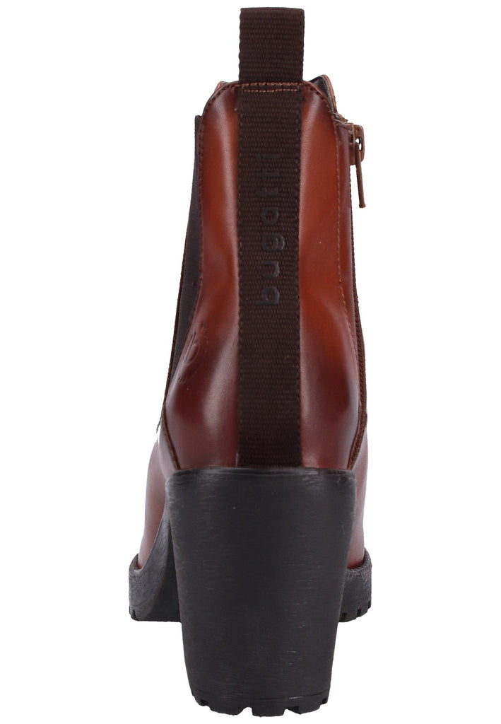 Bugatti Stiefelette Nappaleder Cognac - surf4shoes