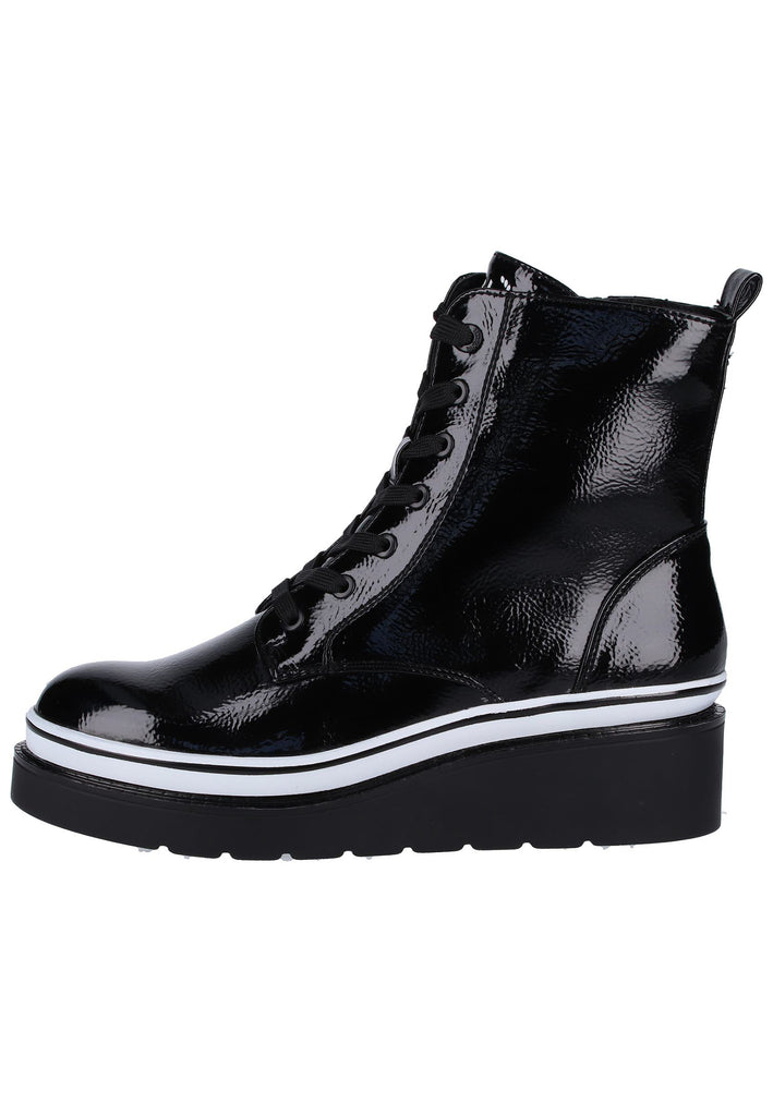 Bugatti Stiefelette Lederimitat Schwarz Warmfutter - surf4shoes