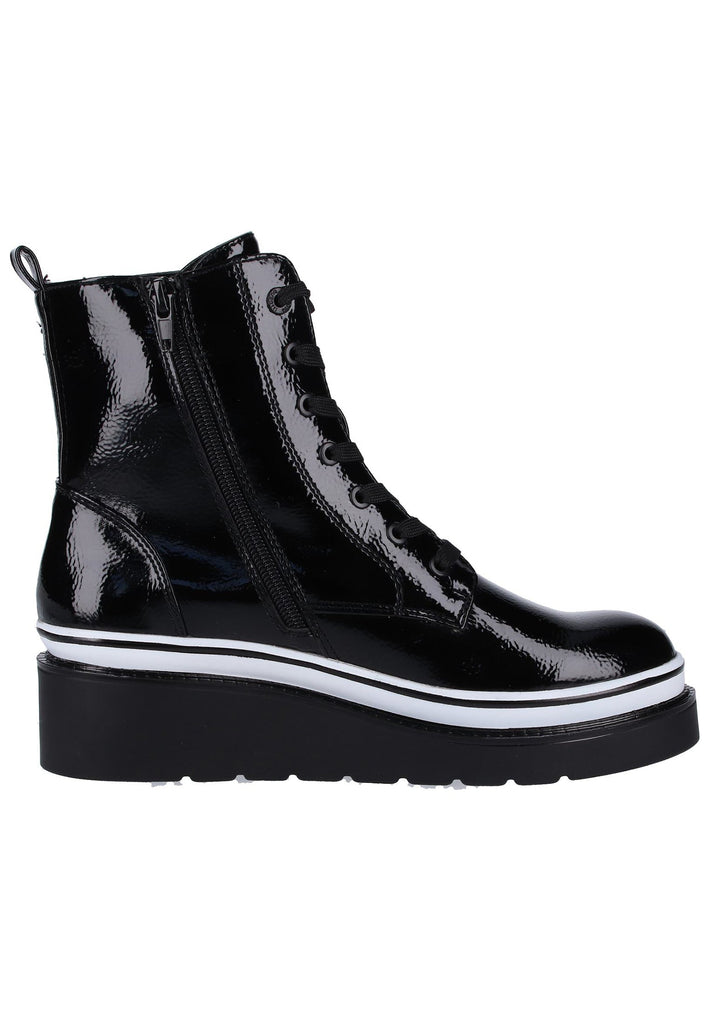 Bugatti Stiefelette Lederimitat Schwarz Warmfutter - surf4shoes