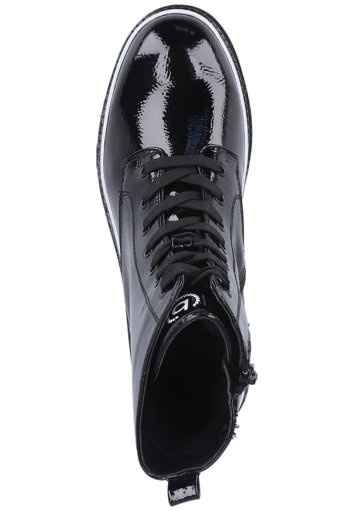 Bugatti Stiefelette Lederimitat Schwarz Warmfutter - surf4shoes