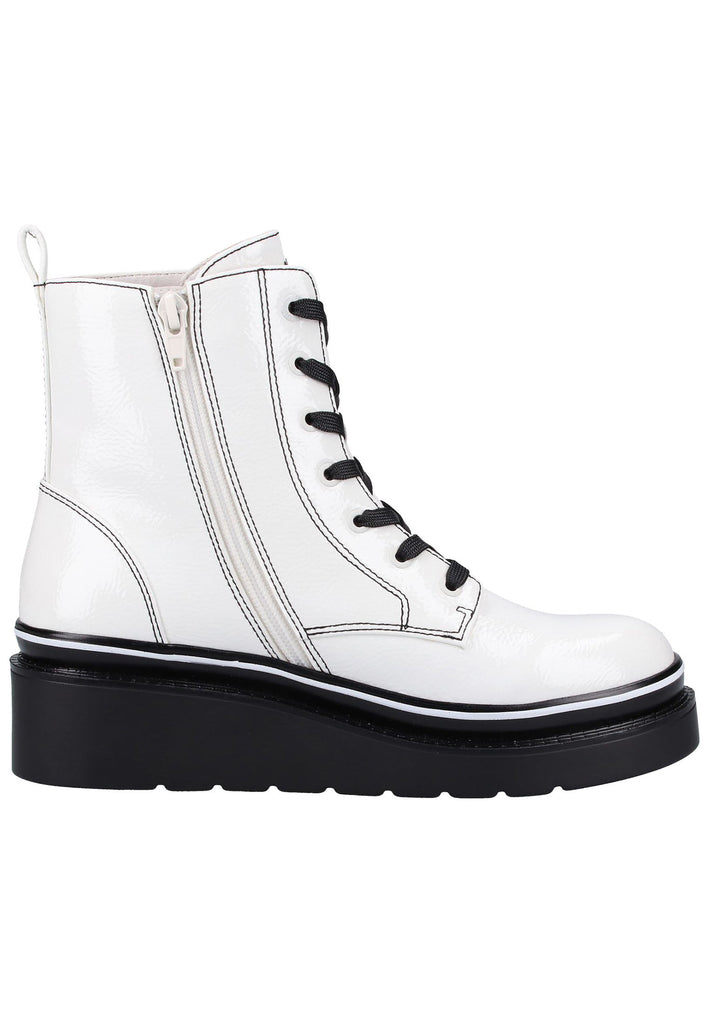 Bugatti Stiefelette Lederimitat Weiß Warmfutter - surf4shoes