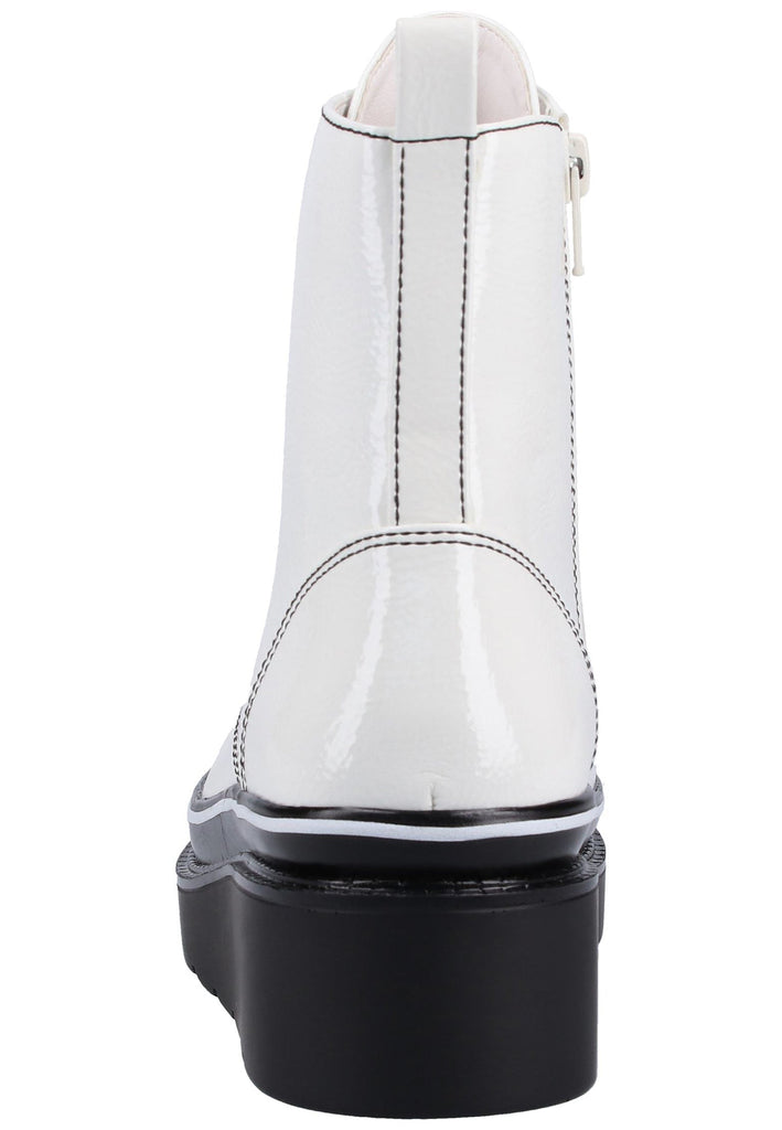 Bugatti Stiefelette Lederimitat Weiß Warmfutter - surf4shoes