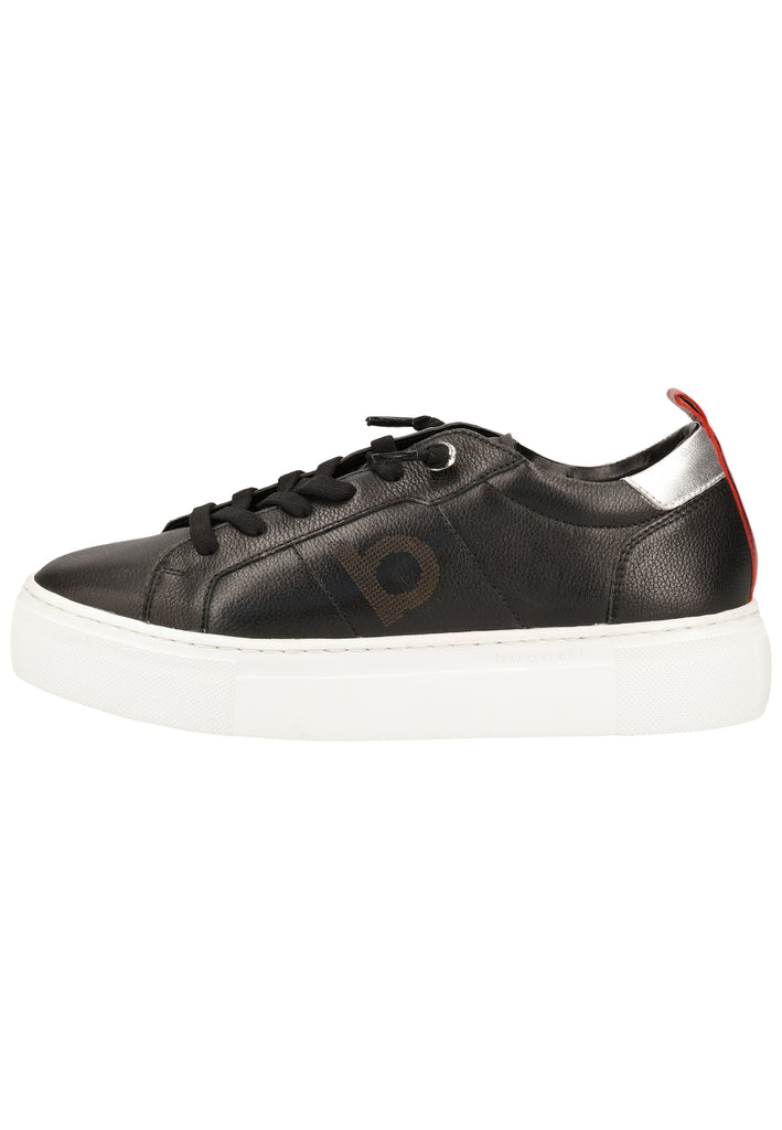 Bugatti Sneaker Nappaleder Schwarz - surf4shoes