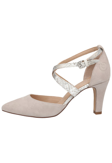 Bugatti Pumps Veloursleder Hellgrau - surf4shoes