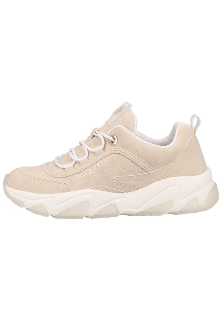 Bugatti Sneaker Lederimitat Beige - surf4shoes