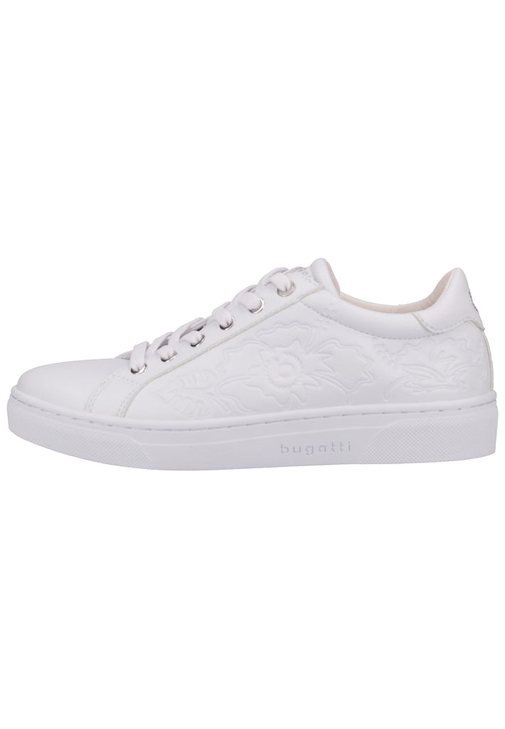 Bugatti Sneaker Lederimitat Weiß - surf4shoes