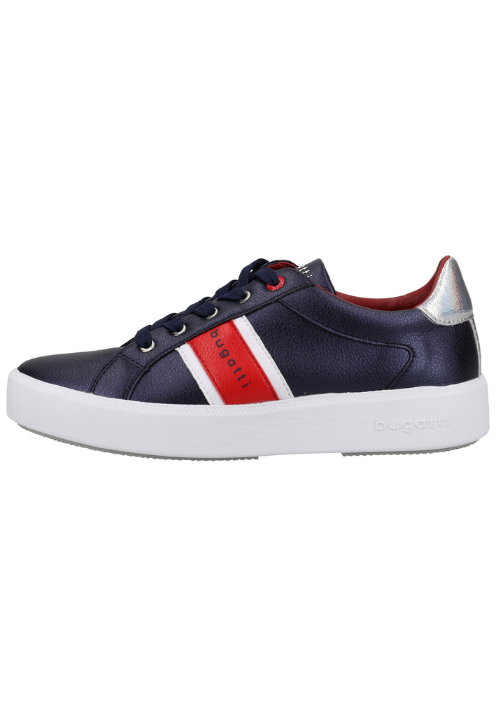 Bugatti Sneaker Lederimitat Dunkelblau - surf4shoes