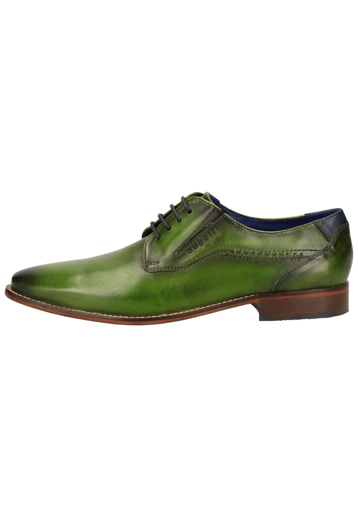 Bugatti Businessschuhe Glattleder Grün - surf4shoes
