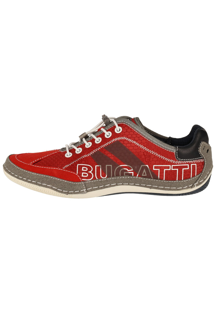 Bugatti Sneaker Lederimitat Rot - surf4shoes