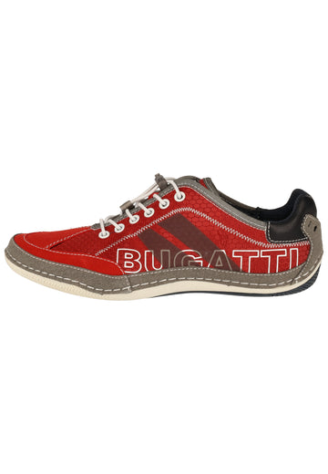 Bugatti Sneaker Lederimitat Rot - surf4shoes