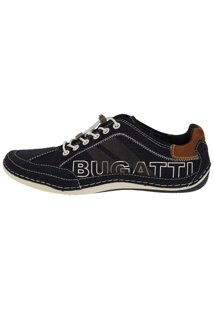 Bugatti Sneaker Lederimitat Dunkelblau - surf4shoes