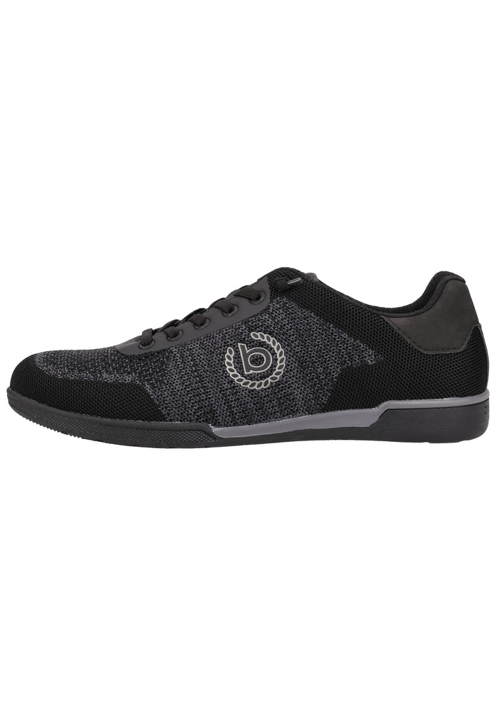 Bugatti Sneaker Lederimitat/Textil Schwarz/Grau - surf4shoes
