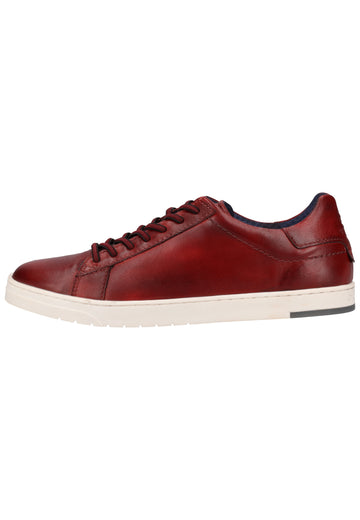 Bugatti Sneaker Glattleder Dunkelrot - surf4shoes
