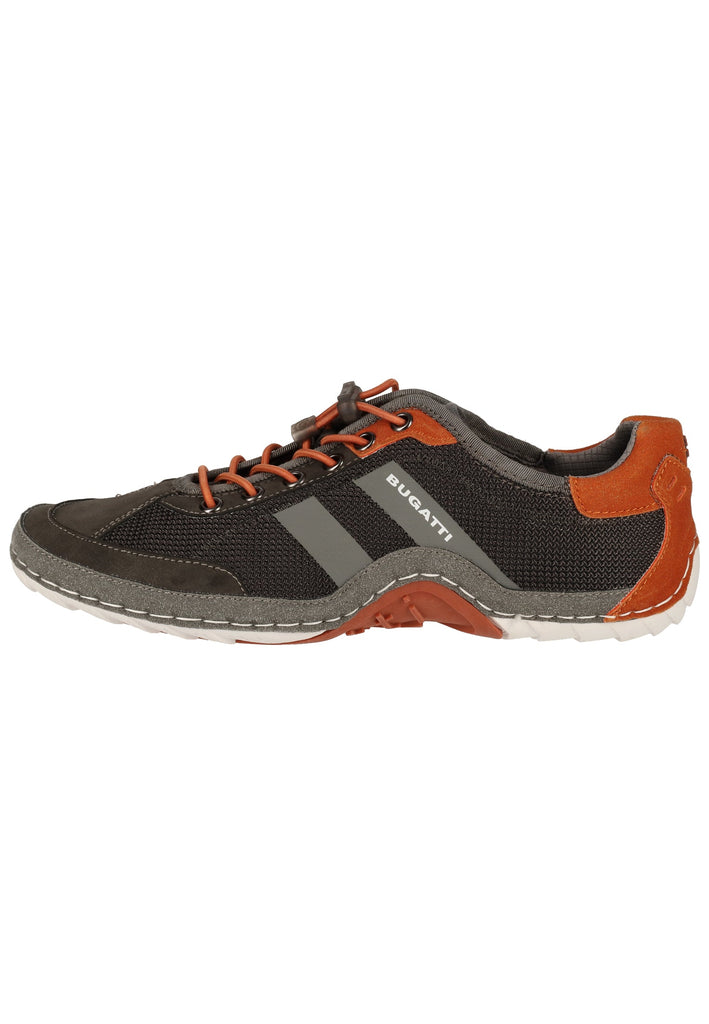 Bugatti Sneaker Lederimitat/Textil Dunkelgrau - surf4shoes
