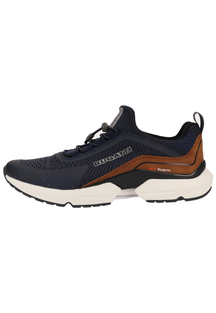 Bugatti Sneaker Lederimitat/Textil Dunkelblau - surf4shoes