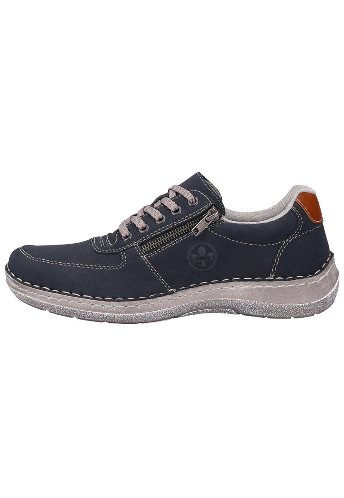 Rieker Sneaker Lederimitat Pazifik - surf4shoes