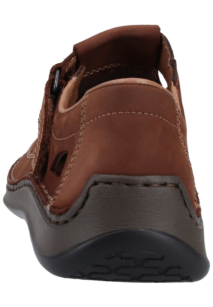 Rieker Halbschuhe Leder Braun - surf4shoes