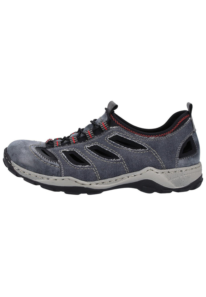 Rieker Halbschuhe Lederimitat Ozean - surf4shoes
