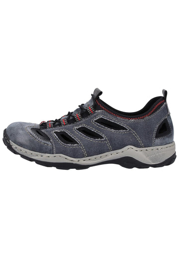 Rieker Halbschuhe Lederimitat Ozean - surf4shoes