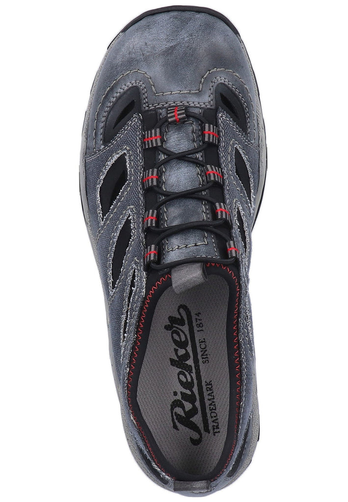 Rieker Halbschuhe Lederimitat Ozean - surf4shoes