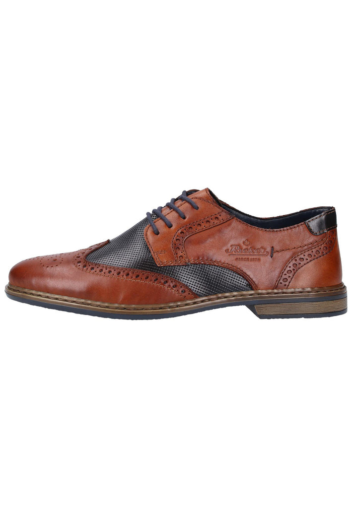 Rieker Halbschuhe Glattleder Nut - surf4shoes