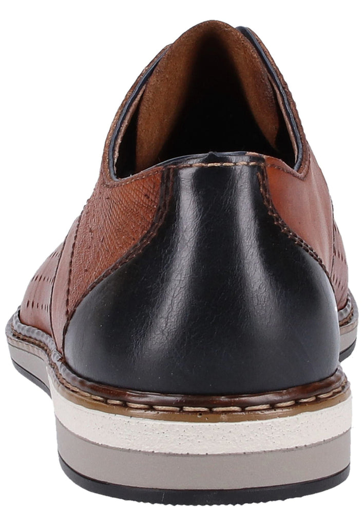 Rieker Halbschuhe Glattleder Braun - surf4shoes