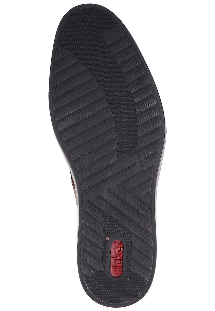 Rieker Halbschuhe Glattleder Braun - surf4shoes