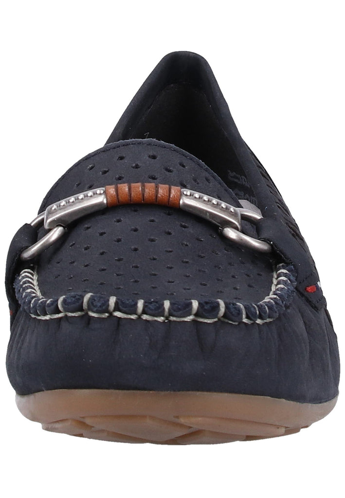 Rieker Slipper Leder Pazifik - surf4shoes