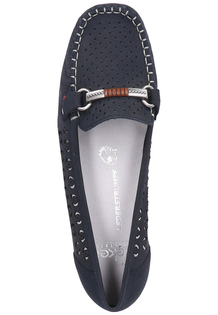 Rieker Slipper Leder Pazifik - surf4shoes