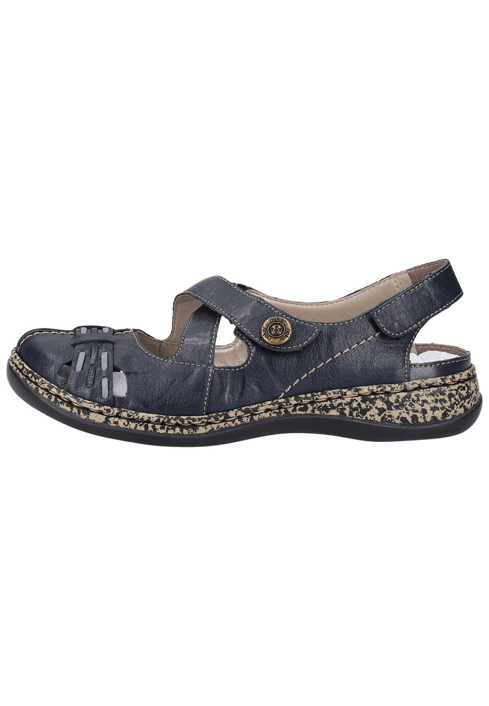 Rieker Sandalen Glattleder Pazifik - surf4shoes