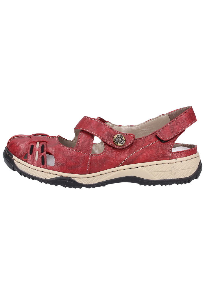 Rieker Sandalen Glattleder Wine - surf4shoes