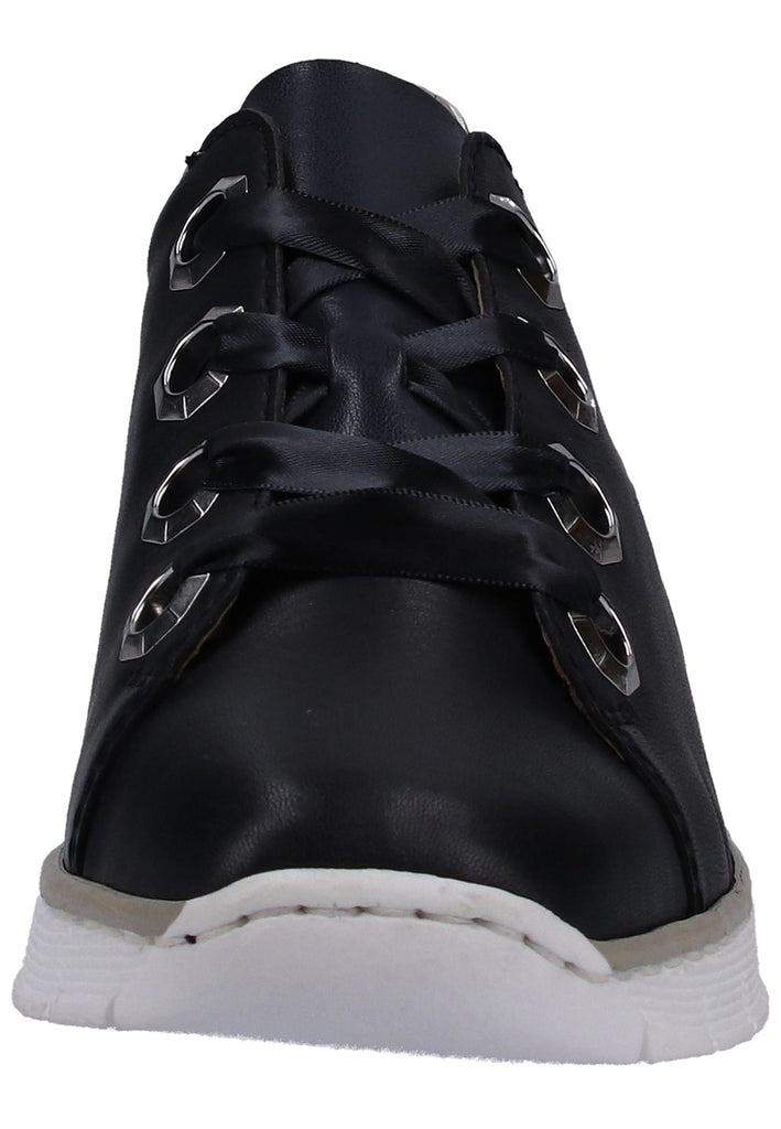 Rieker Halbschuhe Glattleder Navy - surf4shoes