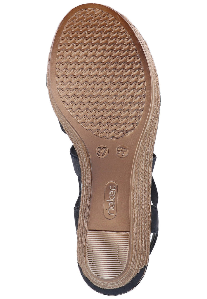 Rieker Sandalen Leder Pazifik - surf4shoes