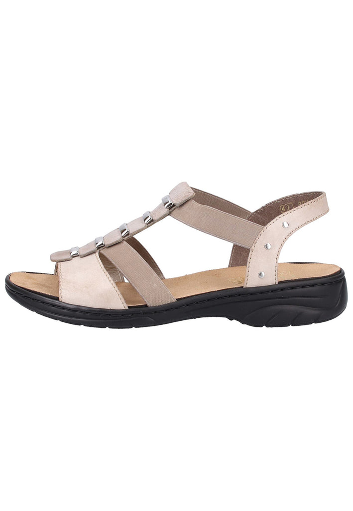 Rieker Sandalen Glattleder Steel - surf4shoes
