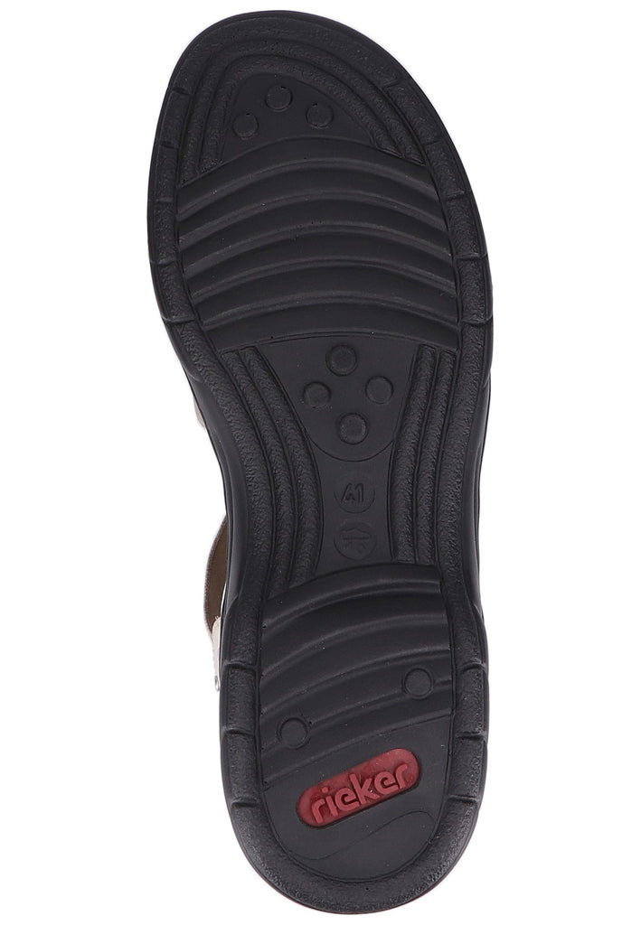 Rieker Sandalen Glattleder Steel - surf4shoes